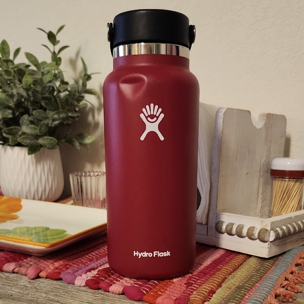 Hydro Flask Raspberry Pink Water Bottle